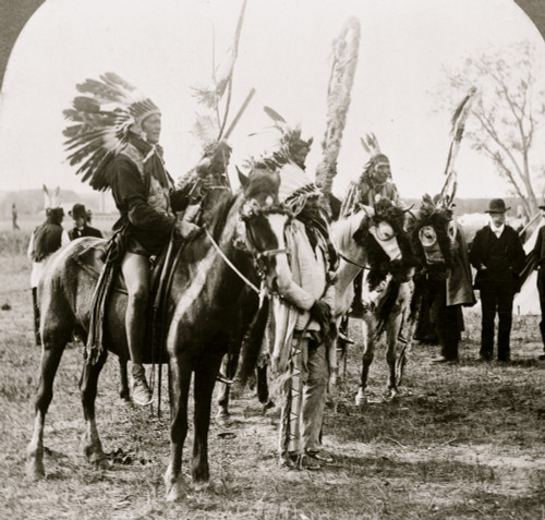 Sioux Indians and ponies Poster Print - Item # VARBLL058751257L