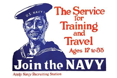 Poster showing a smiling sailor. Poster Print by James Montgomery Flagg - Item # VARBLL0587221135
