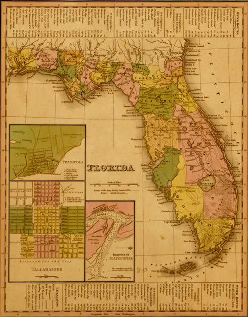 Florida- 1844 Poster Print - Item # VARBLL058758064L