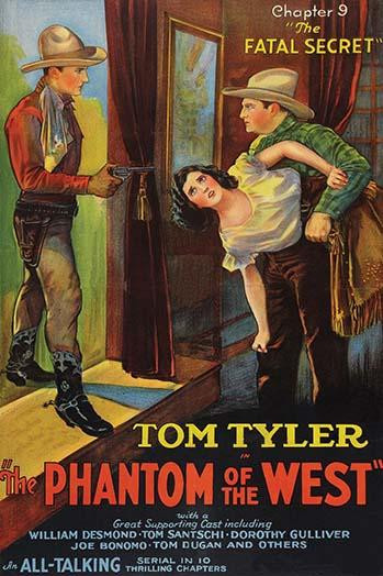 One cowboy has a girl lifted under his arms, another has his pistol raised at them Poster Print by Unknown - Item # VARBLL058762875L