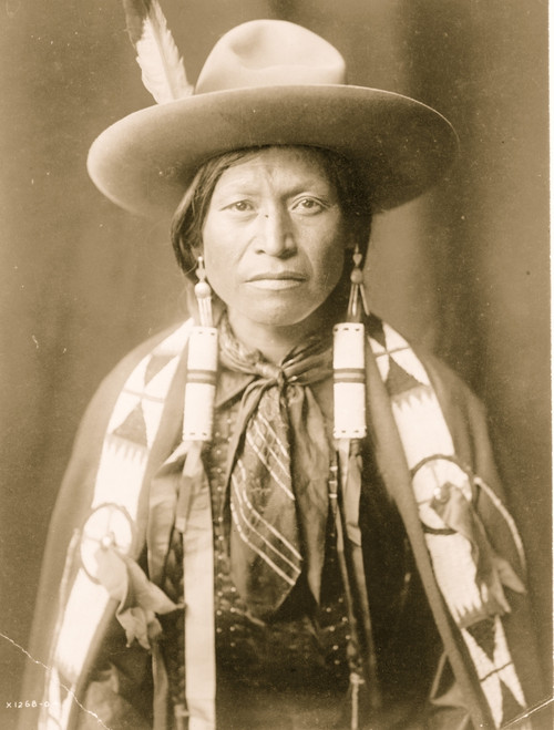 Half-length portrait of Jicarilla man. Poster Print - Item # VARBLL058746886L