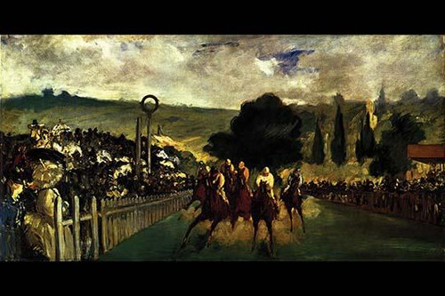 Horse Race at Longchamp by Edouard  Manet Poster Print by Eduard  Manet - Item # VARBLL0587258888