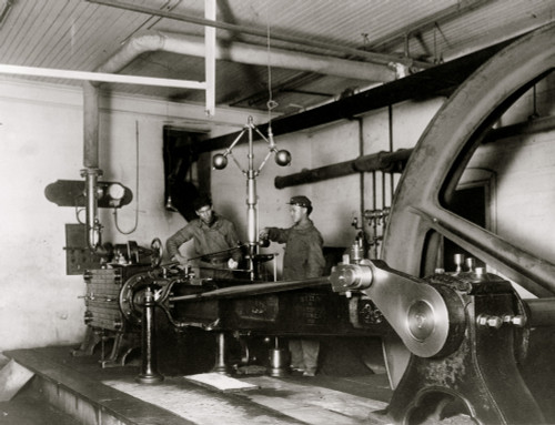 Young African American men training in mechanical engineering at Hampton Institute, Hampton, Virginia Poster Print - Item # VARBLL0587634731