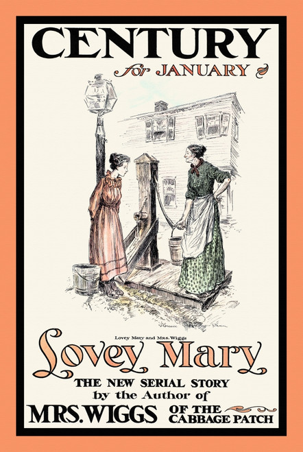 An woman holding a bucket talks to a girl. Poster Print by  Florence Scovel Shinn - Item # VARBLL0587414561
