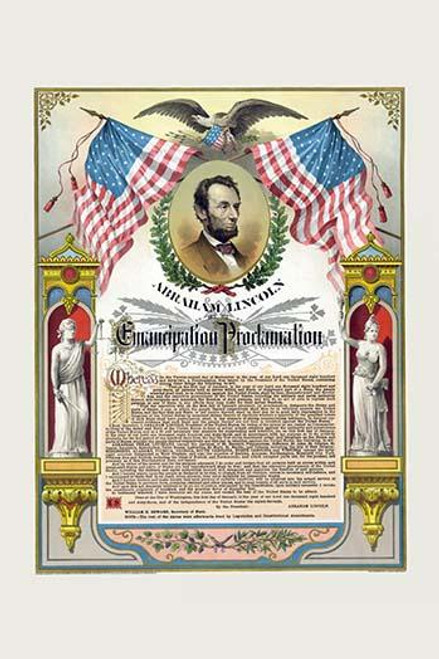 Emancipation Proclamation - Abraham Lincoln Poster Print by Strobridge - Item # VARBLL0587230738