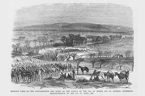 Stoneman's Reconnaissance at the Battle of Kelley's Ford Poster Print by Frank  Leslie - Item # VARBLL0587330244