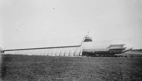 Blimp, Zeppelin No. 3, in ground shed Poster Print - Item # VARBLL058748031L