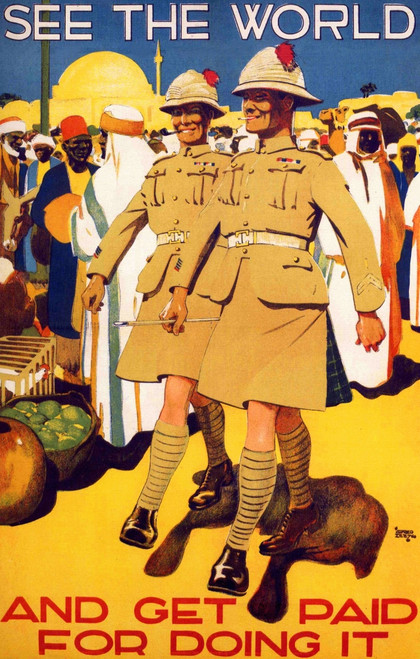 Soldier in a British Recruiting Poster Poster Print by Alfred Leete - Item # VARBLL0587393807