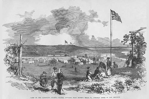 Garibaldi Guards Encampment Poster Print by Frank  Leslie - Item # VARBLL0587326891