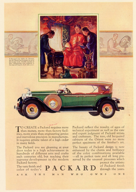 Magazine advertising of the Packard automobile. Poster Print by Unknown - Item # VARBLL0587373334