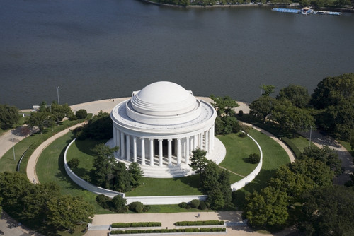 Jefferson Memorial, aerial view, Washington, D.C. Poster Print - Item # VARBLL058756958L