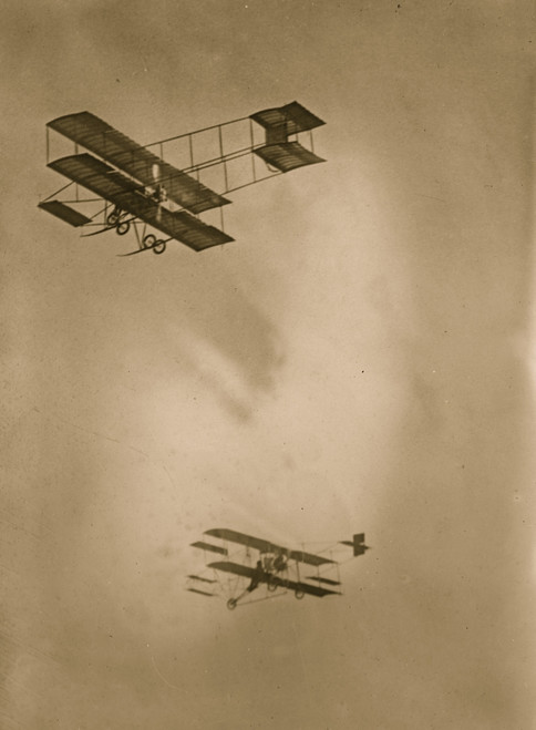 Paulhan and Hamilton aeroplanes in flight, Los Angeles Poster Print - Item # VARBLL058749520L