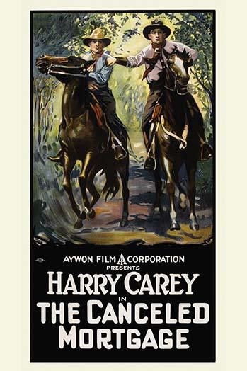 Two cowboys astride one another ride their horses Poster Print - Item # VARBLL058762198L