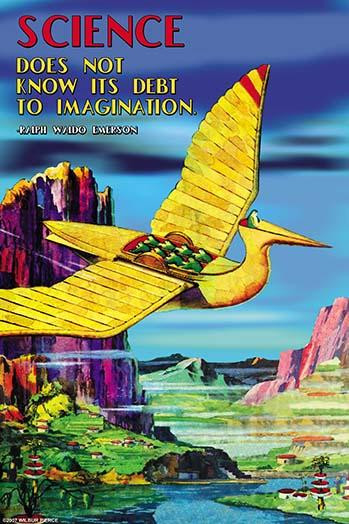 Science does not Know its debt to Imagination Poster Print by Ralph Waldo Emerson - Item # VARBLL0587208104