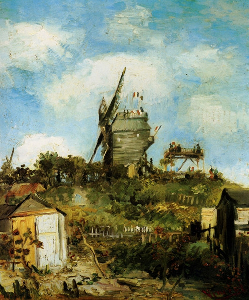 Moulin de la Galette [2] Poster Print