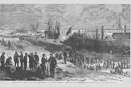 Recapture of Baton Rouge under General Grover Poster Print by Frank  Leslie - Item # VARBLL0587331836
