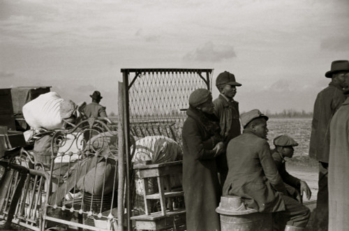 African American Evicted sharecroppers along Highway 60, New Madrid County, Missouri Poster Print - Item # VARBLL0587635657
