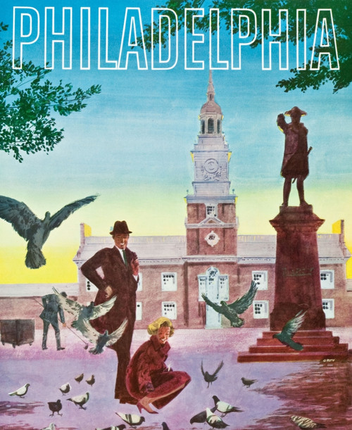 Travel poster issued in the 1960's by a bus line encouraging travel across North America. Poster Print by unknown - Item # VARBLL0587380861
