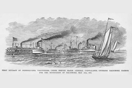 Occupation of Baltimore under Cadwallader Poster Print by Frank  Leslie - Item # VARBLL0587324651
