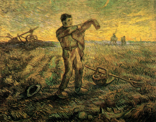 Evening The End of the Day after Millet Poster Print - Item # VARBLL058750606L