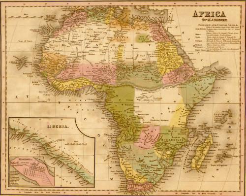 Africa - 1844 Poster Print - Item # VARBLL058758105L