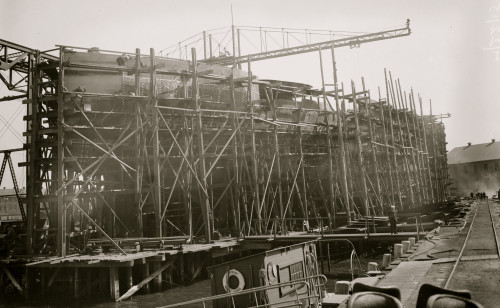 Construction of the Battleship Arizona Poster Print - Item # VARBLL058751811L