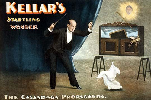 Kellar performing a trick called The Cassadaga propaganda. Poster Print by Strobridge Litho. - Item # VARBLL0587216182