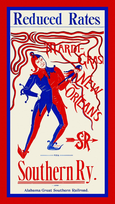 A jester stands holding a staff. Poster Print - Item # VARBLL0587416718