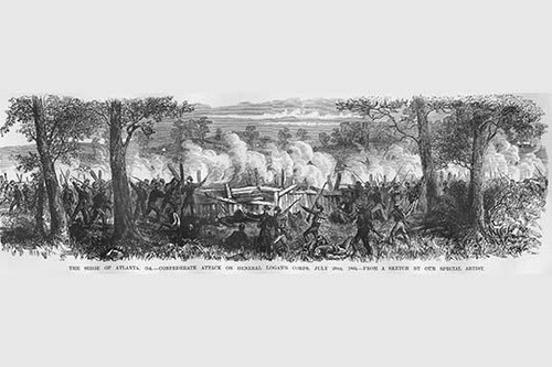 Siege of Atlanta - General Logan's Corps Poster Print by Frank  Leslie - Item # VARBLL0587329920