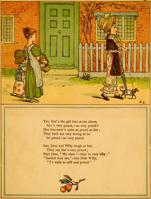 Nattily dressed girl walks her dog Poster Print - Item # VARBLL058759547L