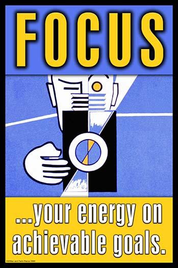 Focus your energy on achievable goals Poster Print by Wilbur Pierce - Item # VARBLL0587223308