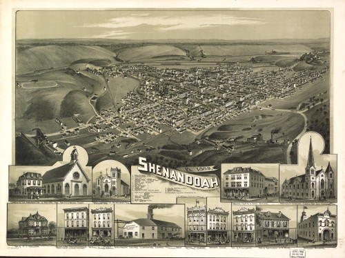 Shenandoah, Pennsylvania 1889 Poster Print - Item # VARBLL058757113L