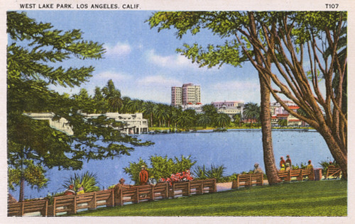 West Lake Park  Los Angeles  California  Usa Poster Print By Mary Evans / Pharcide - Item # VARMEL11046146