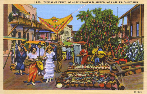 Olvera Street  Los Angeles  California  Usa Poster Print By Mary Evans / Pharcide - Item # VARMEL10642565