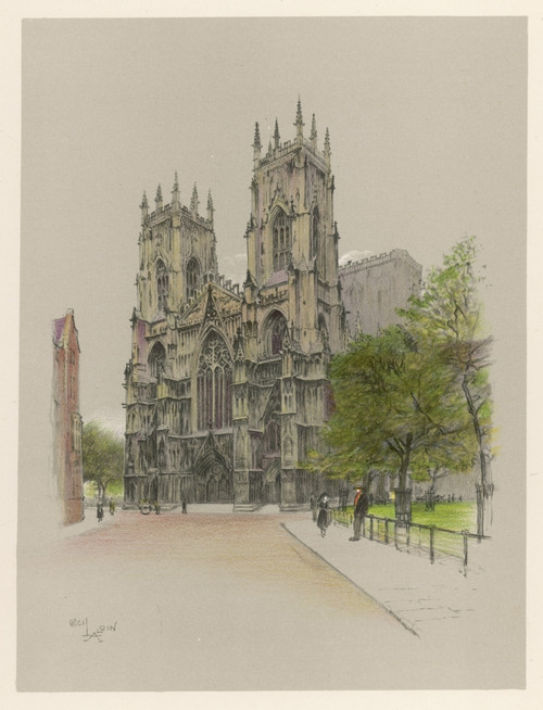 York Minster 1924 Poster Print By Mary Evans Picture Library - Item # VARMEL10181724