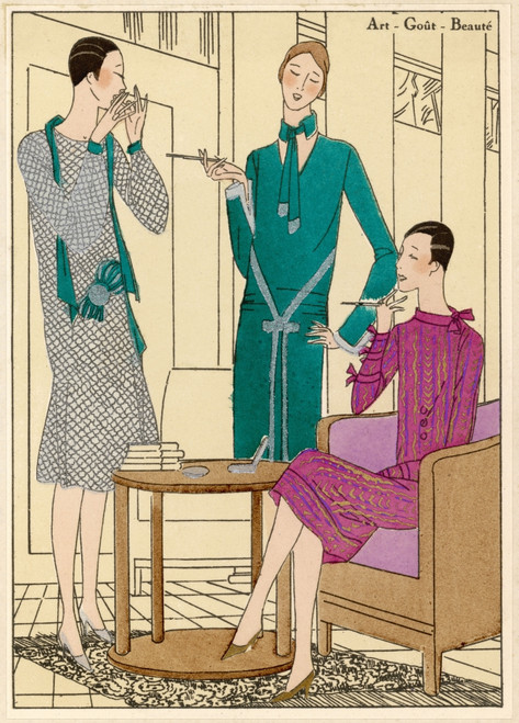 Three Smokers 1926 Poster Print By Mary Evans Picture Library - Item # VARMEL10190029