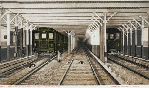 Spring Street Subway  New York Poster Print By Mary Evans/Pharcide - Item # VARMEL10423705