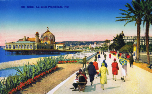 La Jetee On The Promenade At Nice  France  1920S Poster Print By Mary Evans / Jazz Age Club Collection - Item # VARMEL10578819