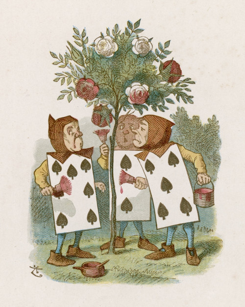 Carroll/Alice & Gardener Poster Print By Mary Evans Picture Library - Item # VARMEL10013084