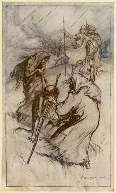 Macbeth Meets Witches Poster Print By Mary Evans Picture Library/Arthur Rackham - Item # VARMEL10036901