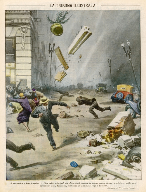 Earthquake California Poster Print By Mary Evans Picture Library - Item # VARMEL10137687