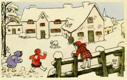 Snowballing Poster Print By Mary Evans Picture Library/Peter & Dawn Cope Collection - Item # VARMEL11045429