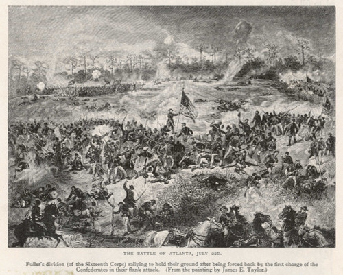 Battle Of Atlanta/1864 Poster Print By Mary Evans Picture Library - Item # VARMEL10076474