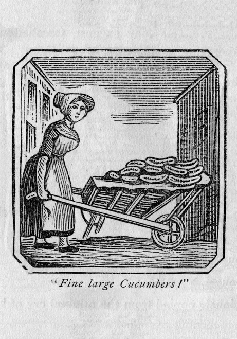Vegetable Seller Poster Print By Mary Evans Picture Library/Peter & Dawn Cope Collection - Item # VARMEL10821534