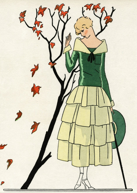 Young Lady In Dress By Paul Poiret Poster Print By Mary Evans Picture Library - Item # VARMEL10537130