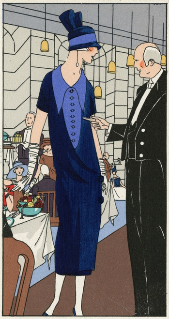 Fashionable Lady In An Outfit By Philippe Et Gaston Poster Print By Mary Evans Picture Library - Item # VARMEL10547280