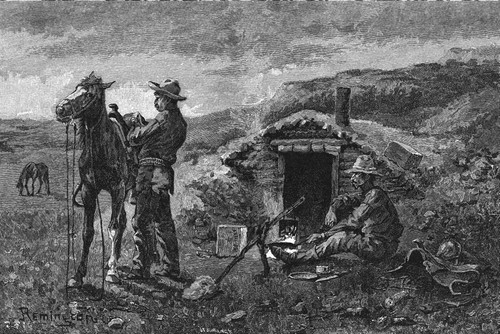 Remington/Cowboy In Camp Poster Print By Mary Evans Picture Library - Item # VARMEL10037105