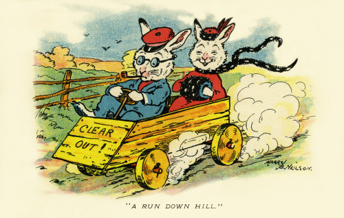 Happy Rabbits Poster Print By Mary Evans Picture Library/Peter & Dawn Cope Collection - Item # VARMEL11045486