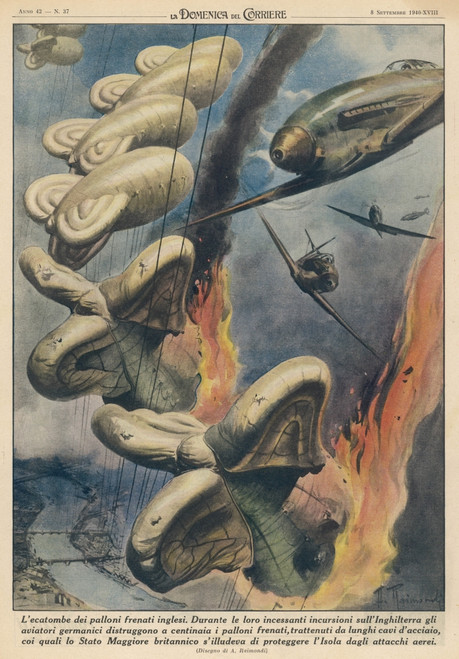 Barrage Balloons Down Poster Print By Mary Evans Picture Library - Item # VARMEL10036949