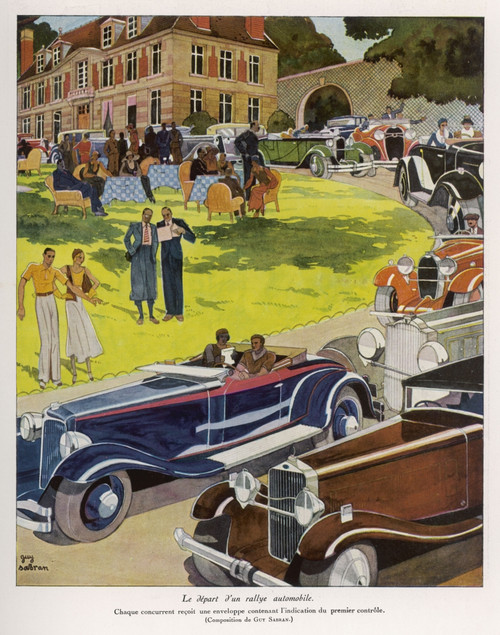 Concours D'Elegance -- 1930S Cars Poster Print By Mary Evans Picture Library - Item # VARMEL10129267